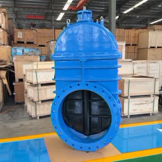  700-1400 Gearbox Resilient Seated Industrial Control Valve with Passby Valve